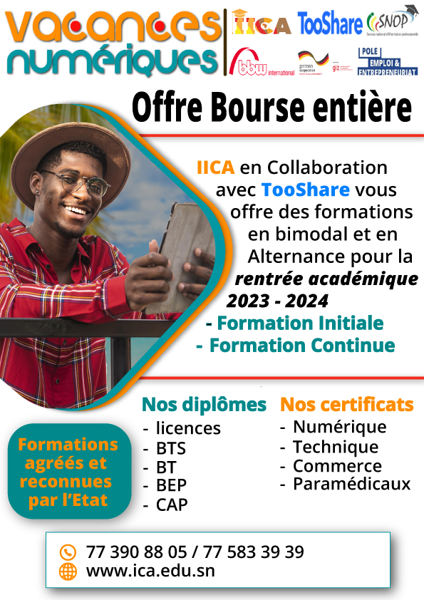 Offre de bourses de formation chez IICA